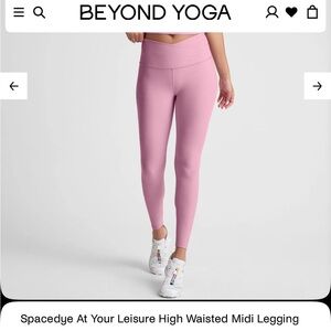 Beyond yoga spacedye pink leggings